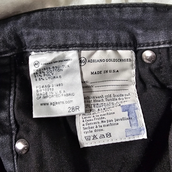 Ag jeans adriano goldschmied the remi ankle super skinny tux jeans leggings - Picture 2 of 7